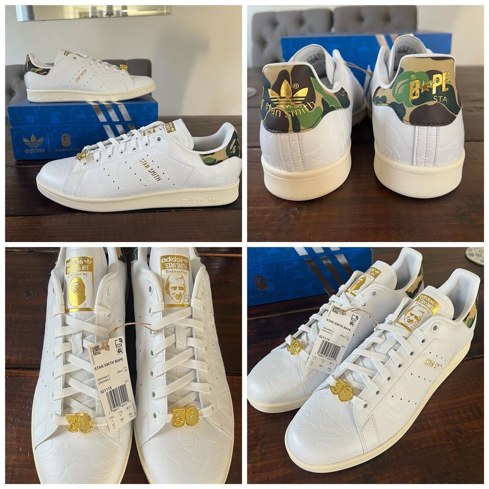 Adidas x BAPE Stan Smith 30th Anniversary Shoes
